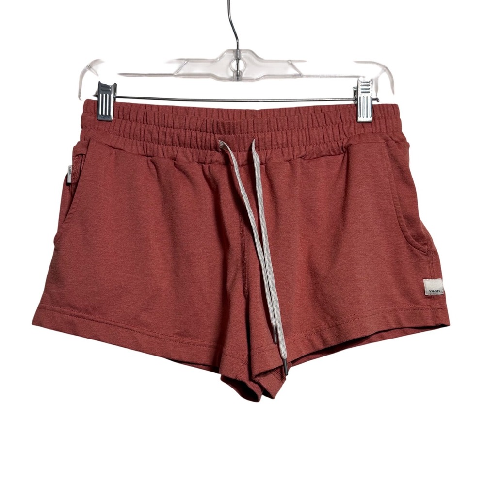 Vuori Womens Halo Performance Shorts Rust Terracotta Small VW339